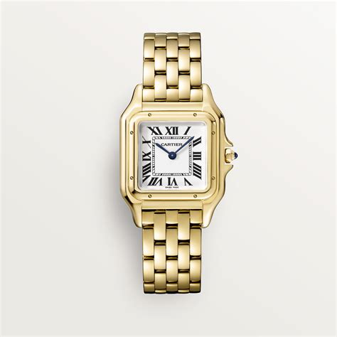 mens cartier watch gold|solid gold cartier watch.